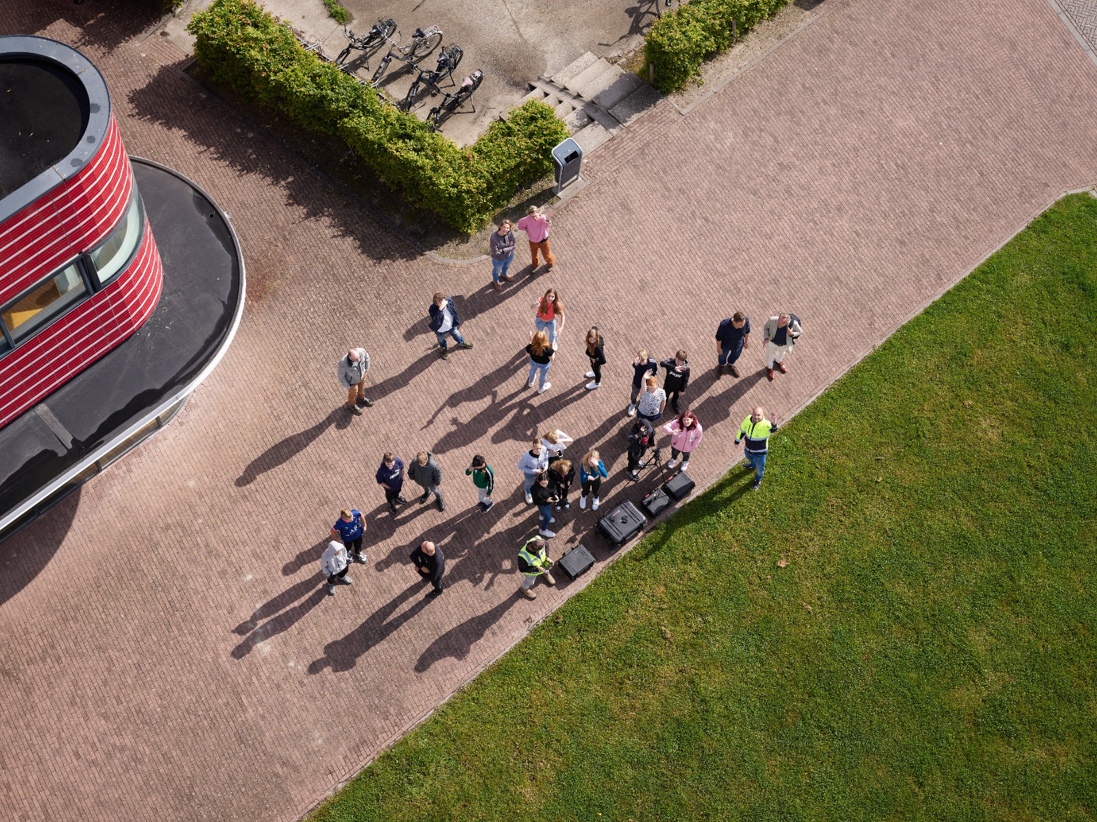 Drone demo Hogeland College